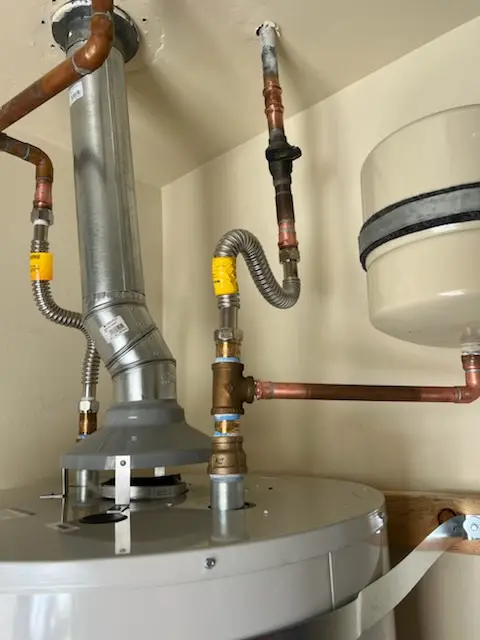 Water heater installation and plumbing repair in Muncie