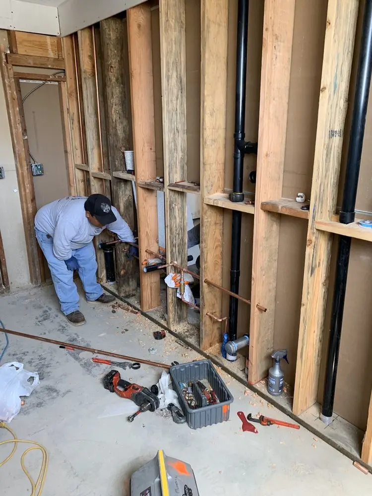 Commercial rough-in plumbing for Commercial Plumbing in Muncie